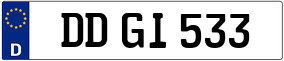 Truck License Plate